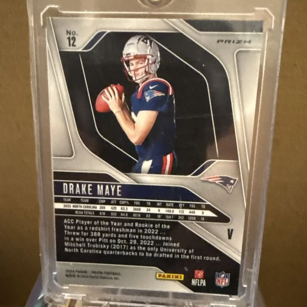 2024 Panini Prizm - Rookie Variations Drake Maye #12 Silver Prizm (RC)🔥🔥